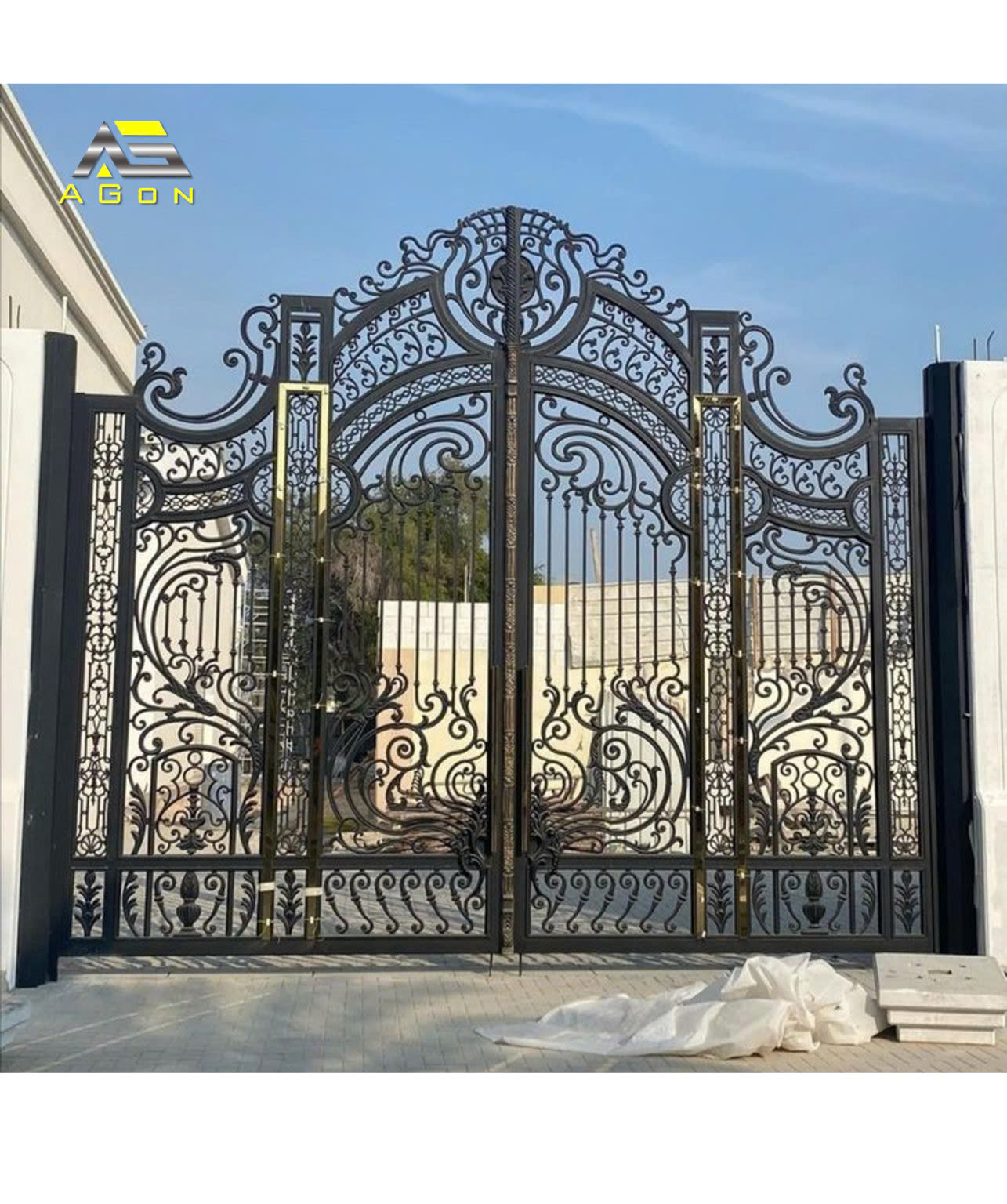 Mẫu cửa cổng AGon 70