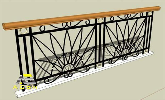 Mẫu Lan Can - Ban Công AGon 14