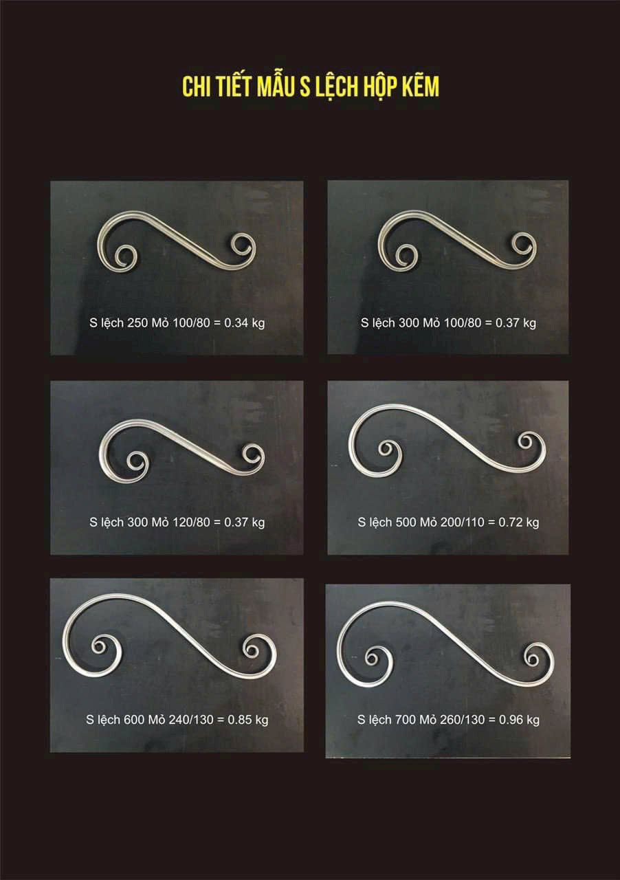 Mẫu Sắt Uốn AGon 21