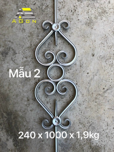 Mẫu Sắt Uốn AGon 10