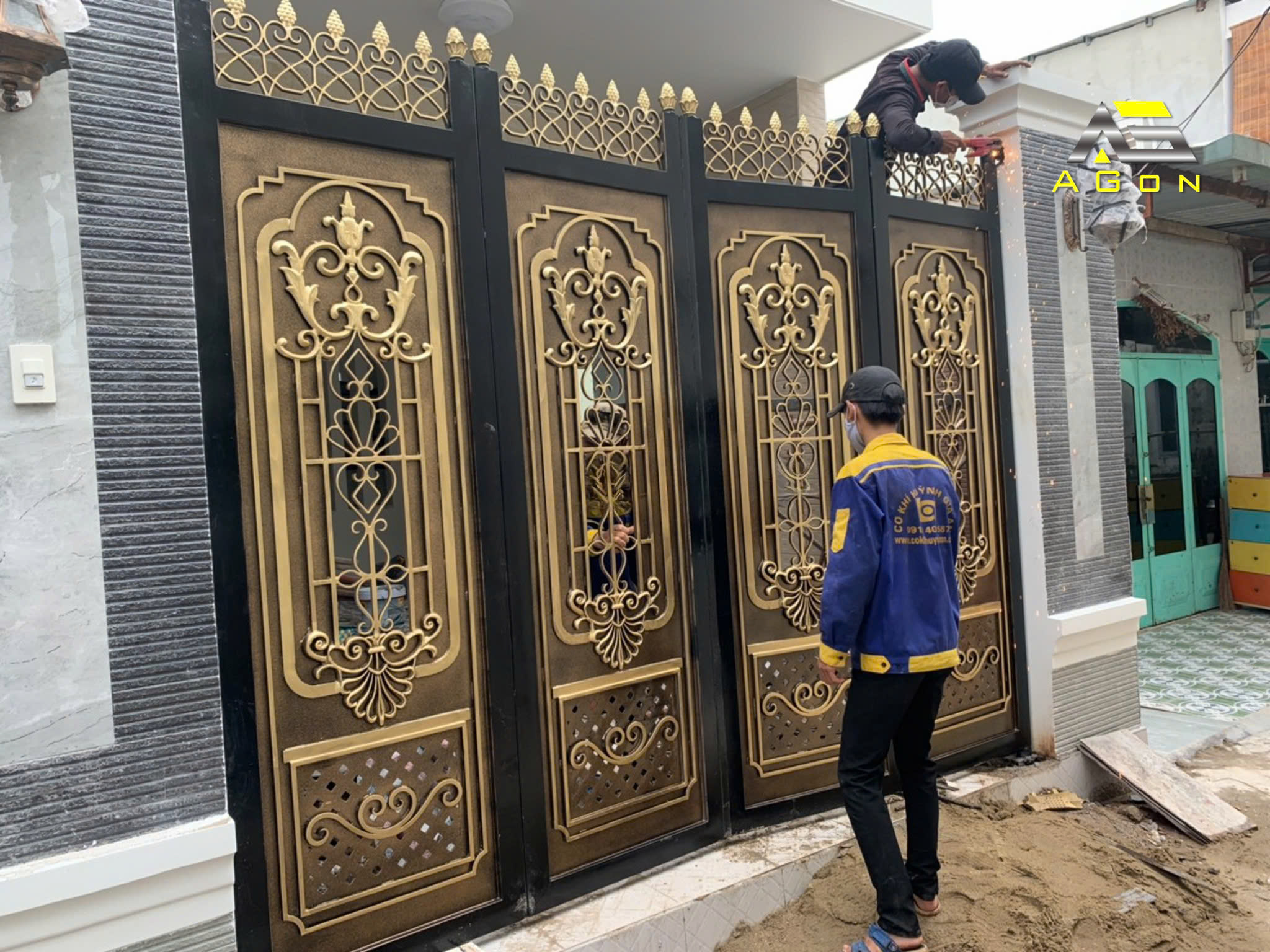 Mẫu Cửa cổng AGon 87