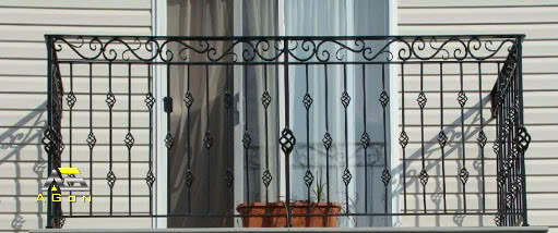Mẫu Lan Can - Ban Công AGon 115