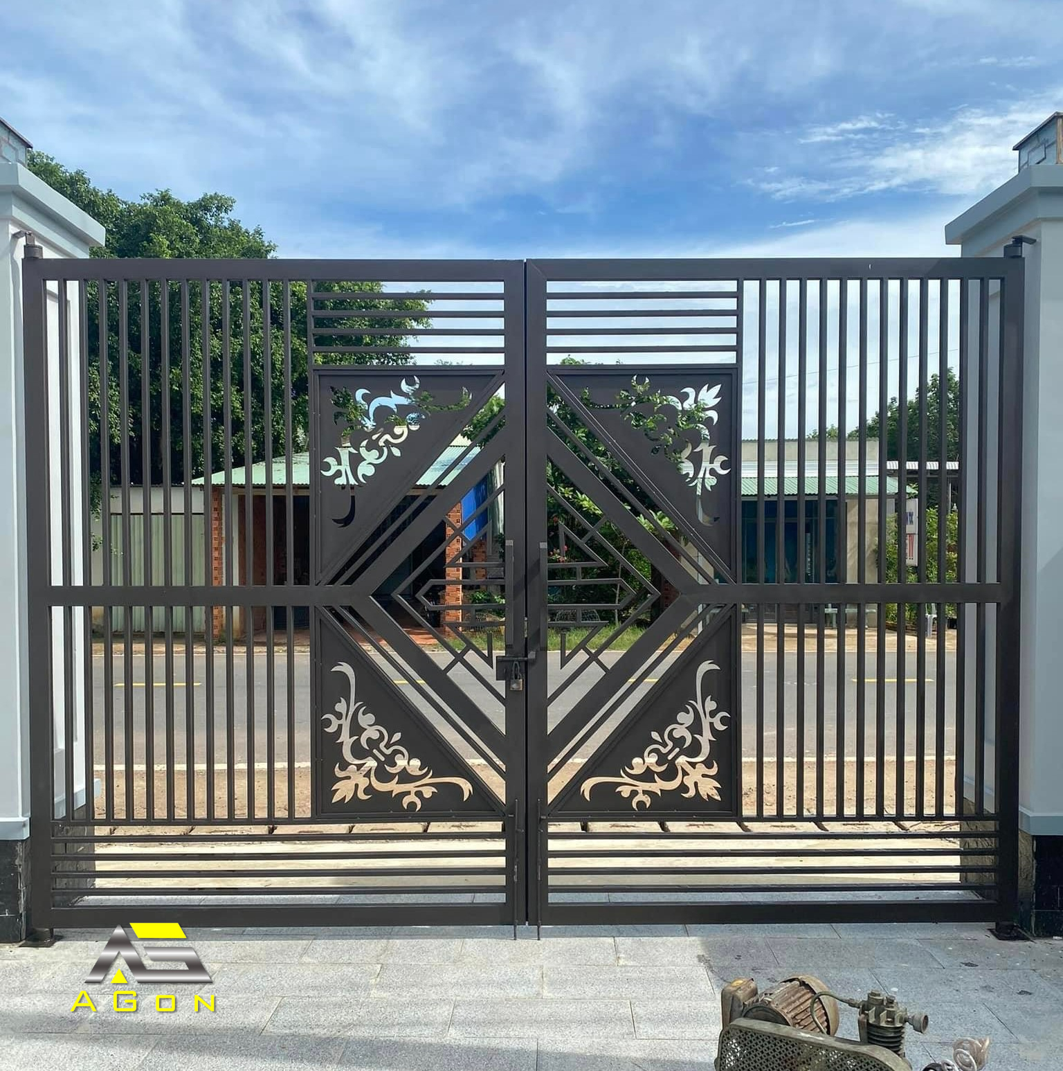 Mẫu cửa cổng AGon 04