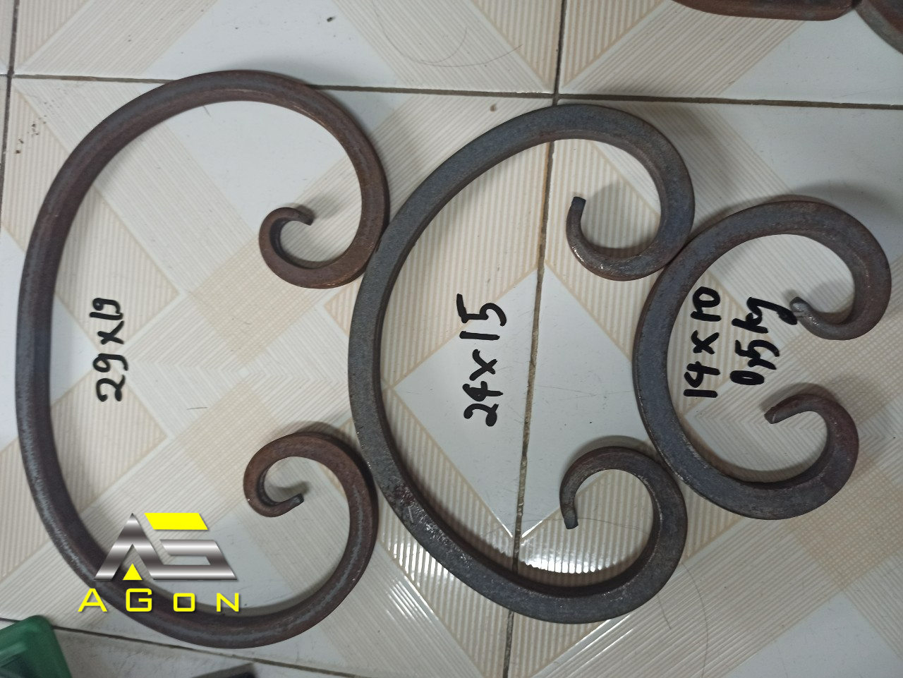 Mẫu Sắt Uốn AGon 36