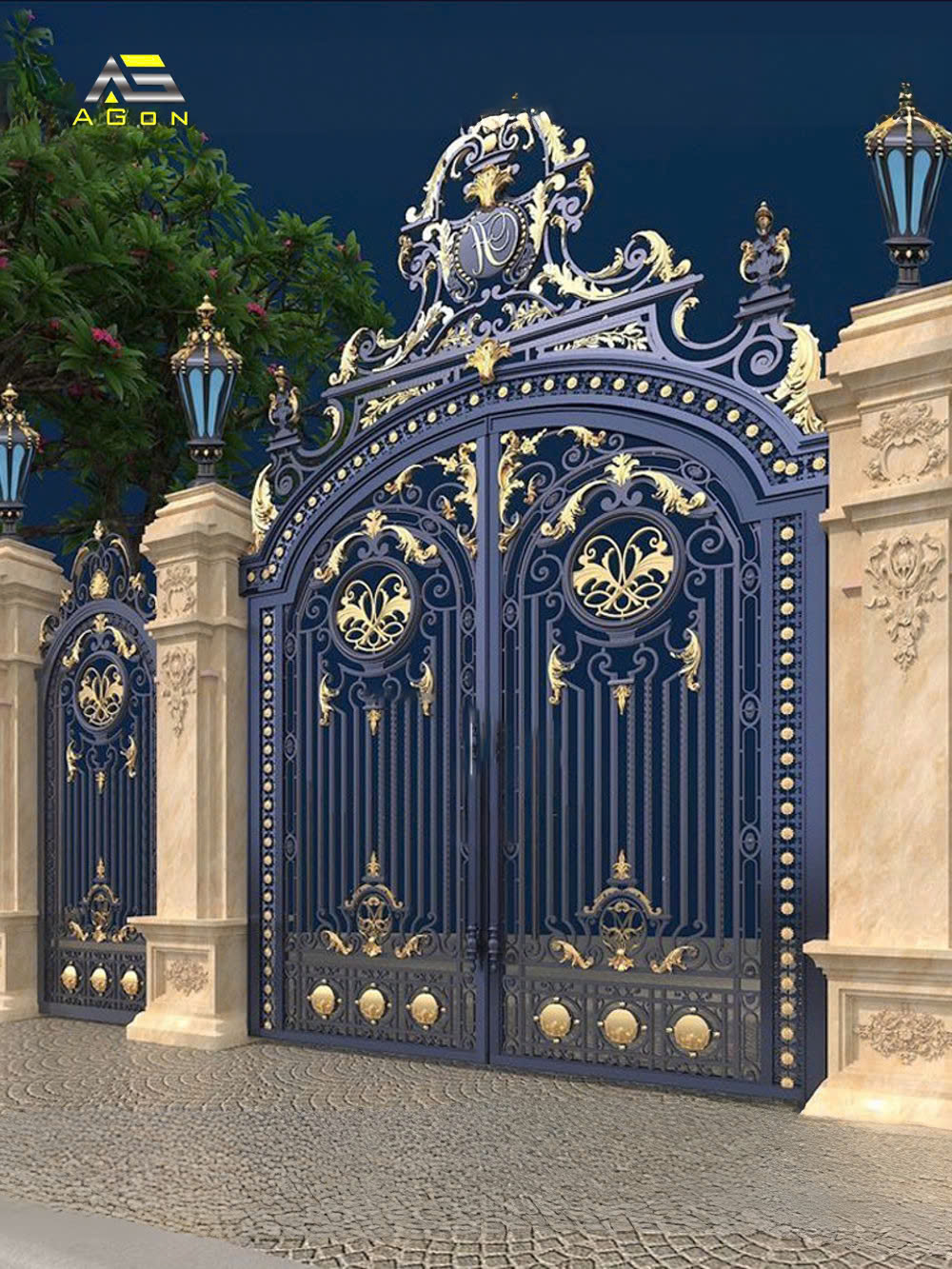 Mẫu Cửa cổng AGon 78