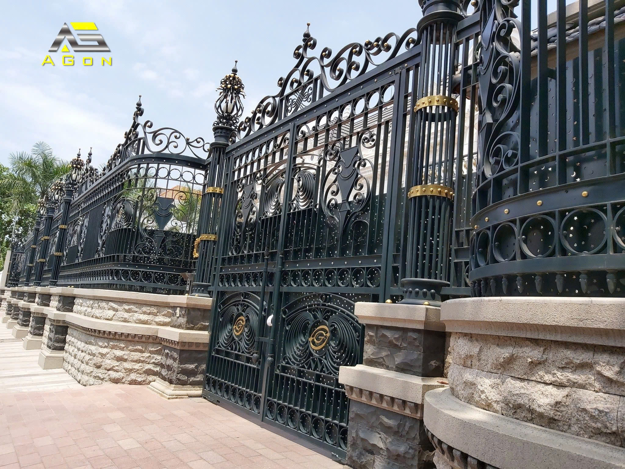 Mẫu Cửa cổng AGon 88