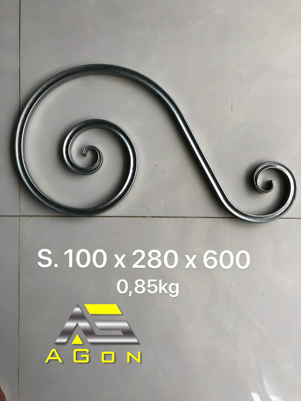 Mẫu Sắt Uốn AGon 19