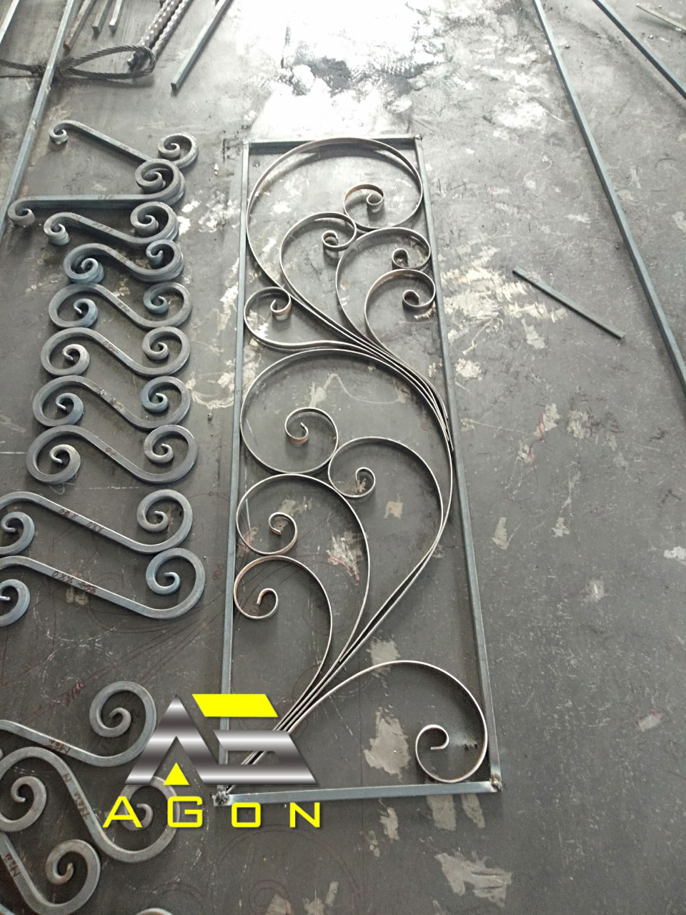 Mẫu Sắt Uốn AGon 17