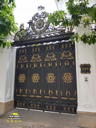 Mẫu cửa cổng AGon 24