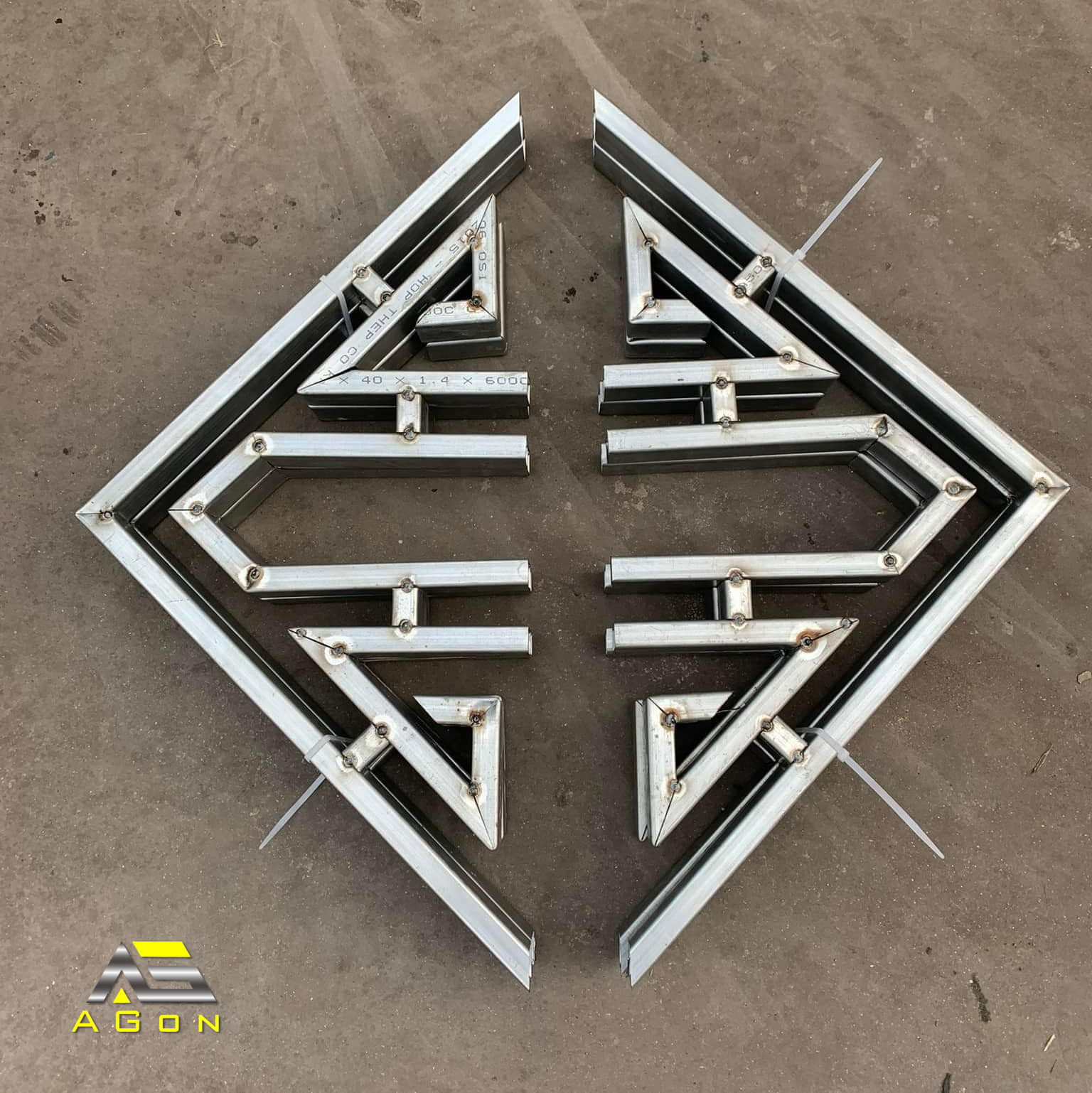 Mẫu cửa cổng AGon 08