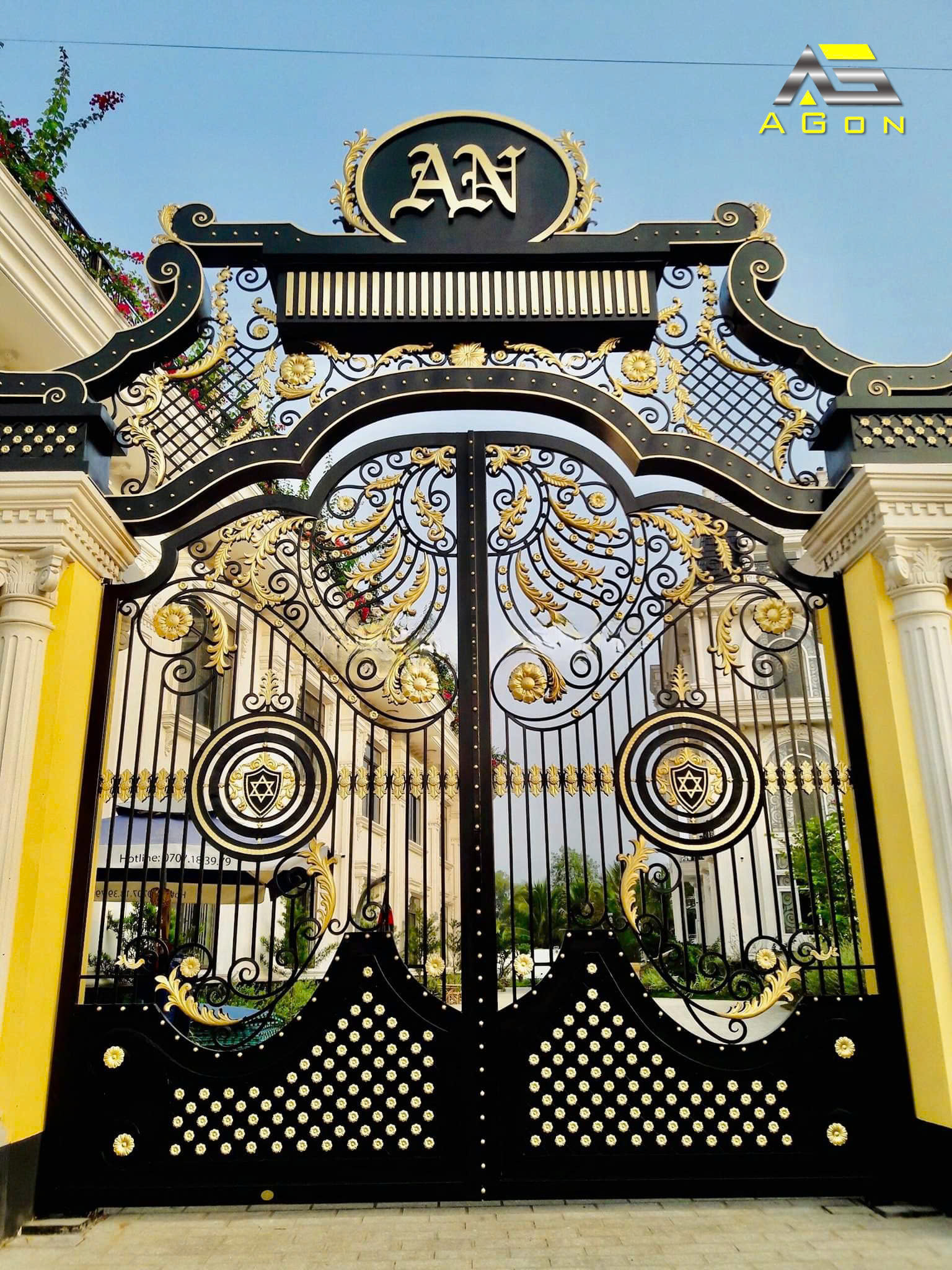 Mẫu Cửa cổng AGon 89