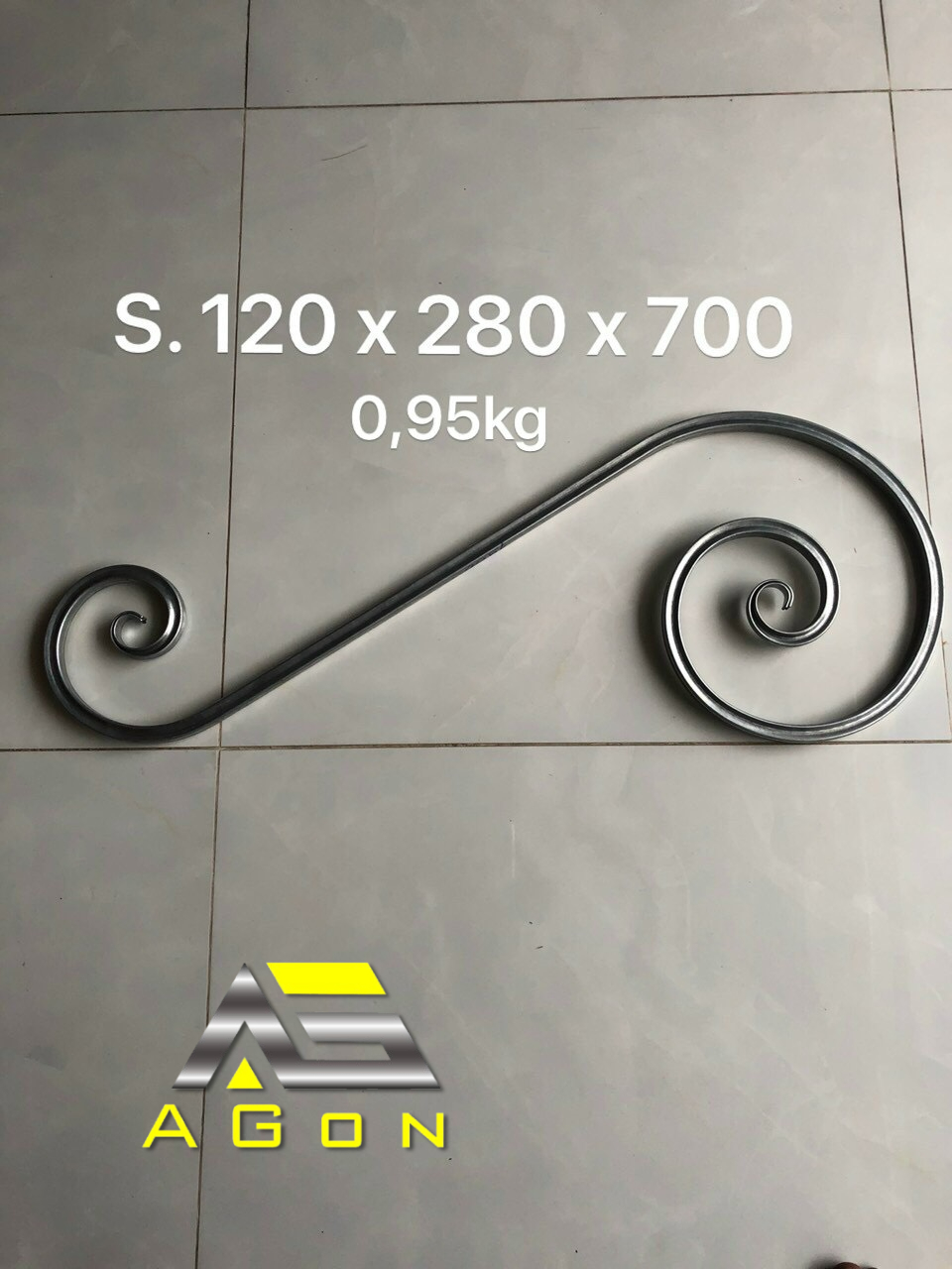 Mẫu Sắt Uốn AGon 18