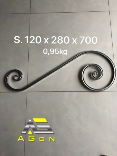 Mẫu Sắt Uốn AGon 20