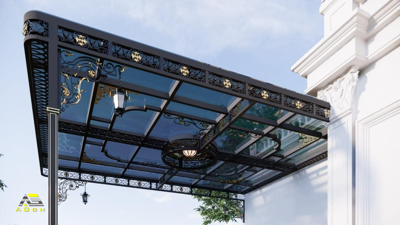 Mẫu Mái Kính AGon 09