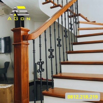 Công trình cầu thang nhà anh Mạnh Linh, Bắc Từ Liêm