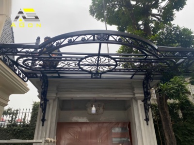 Siêu phẩm mái kính nghệ thuật – Điểm nhấn hoàn hảo cho ngôi nhà anh Thắng (Hải Phòng )